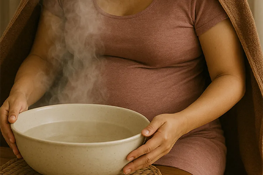 4 Vorteile des Vaginaldampfens für Schwangere 