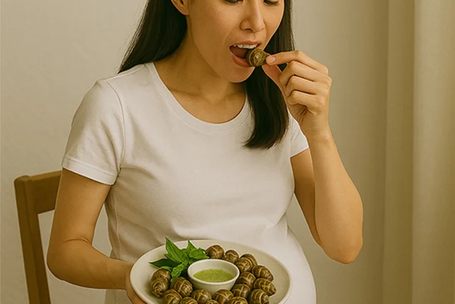 ประโยชน์และข้อควรระวังเมื่อคนท้องกินหอยทาก