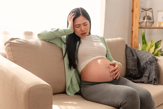 Lower Abdominal Pain in Late Stage of Pregnancy