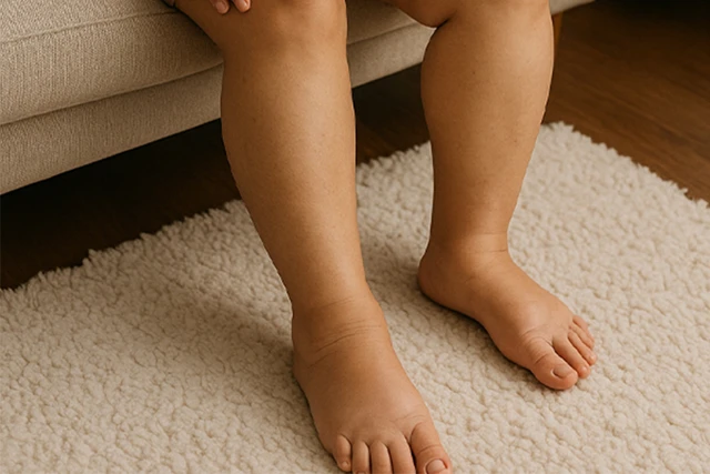 妊娠8ヶ月で足がむくむ