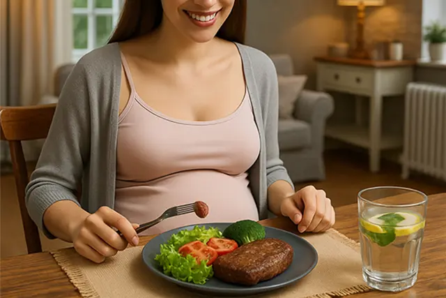 Czy kobiety w ciąży mogą jeść mięso na lunch? 3 korzyści